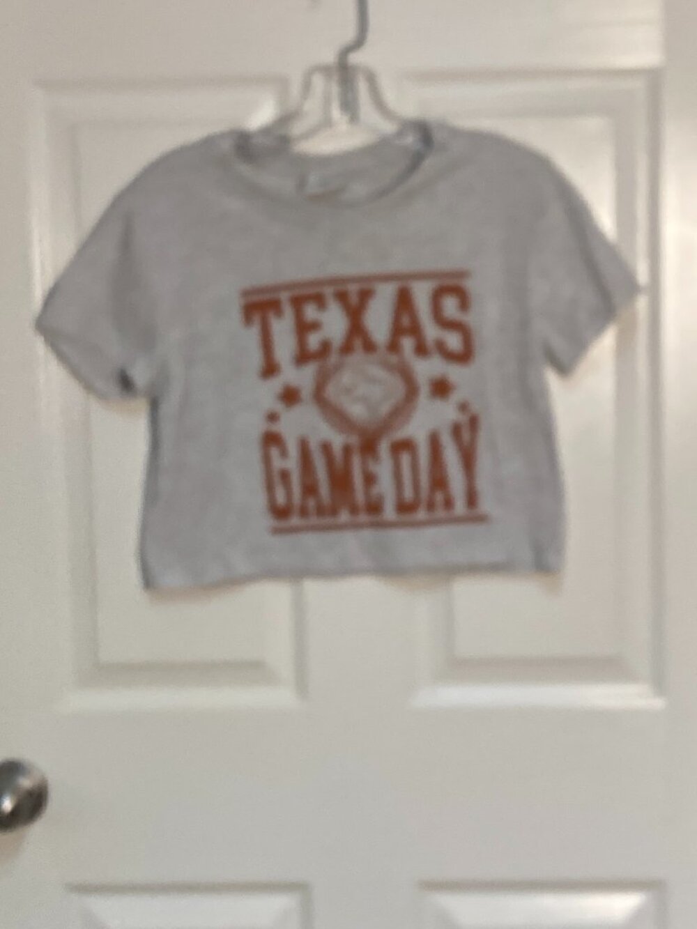Texas Game Day Where I'm From brand tee gray size extra small